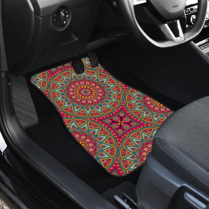 Colorful Mandala Star Custom Car Accessories Car Floor Mats