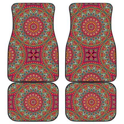 Colorful Mandala Star Custom Car Accessories Car Floor Mats