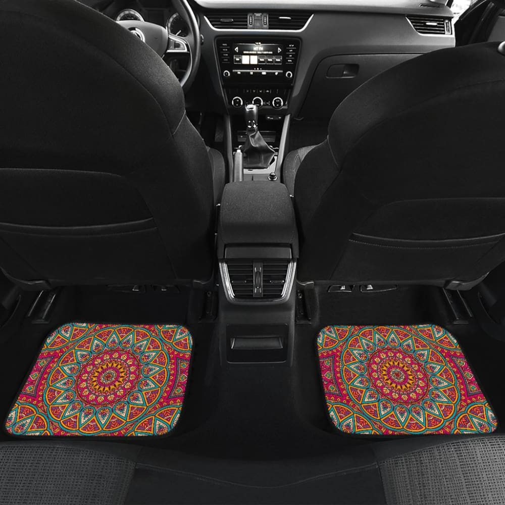 Colorful Mandala Star Custom Car Accessories Car Floor Mats