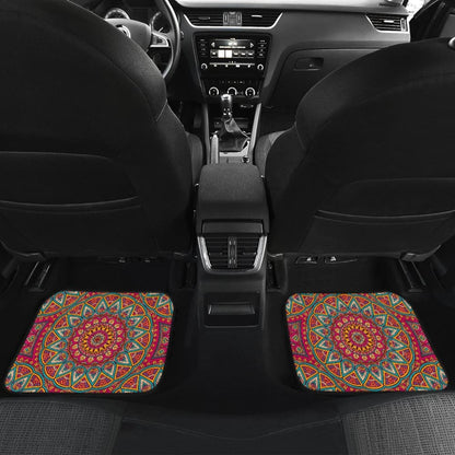 Colorful Mandala Star Custom Car Accessories Car Floor Mats