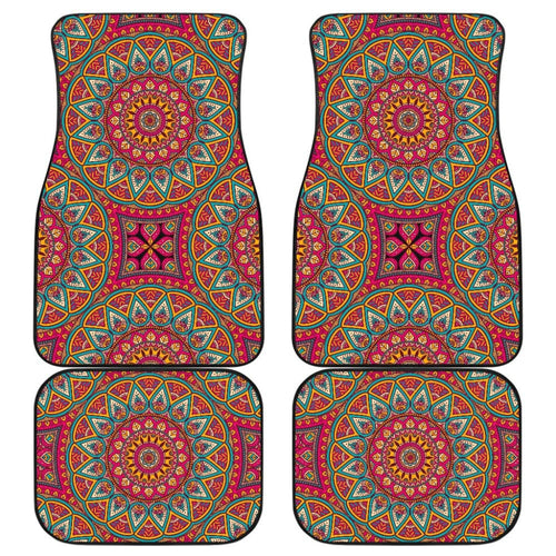 Colorful Mandala Star Custom Car Accessories Car Floor Mats