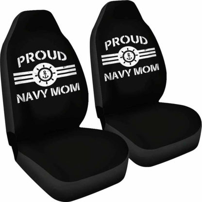 Proud Navy Mom Car Seat Covers