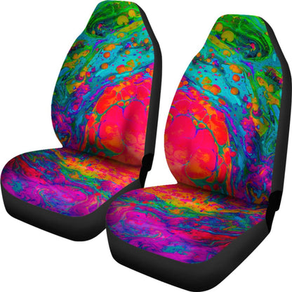 Psychedelic Space Car Seat Cover