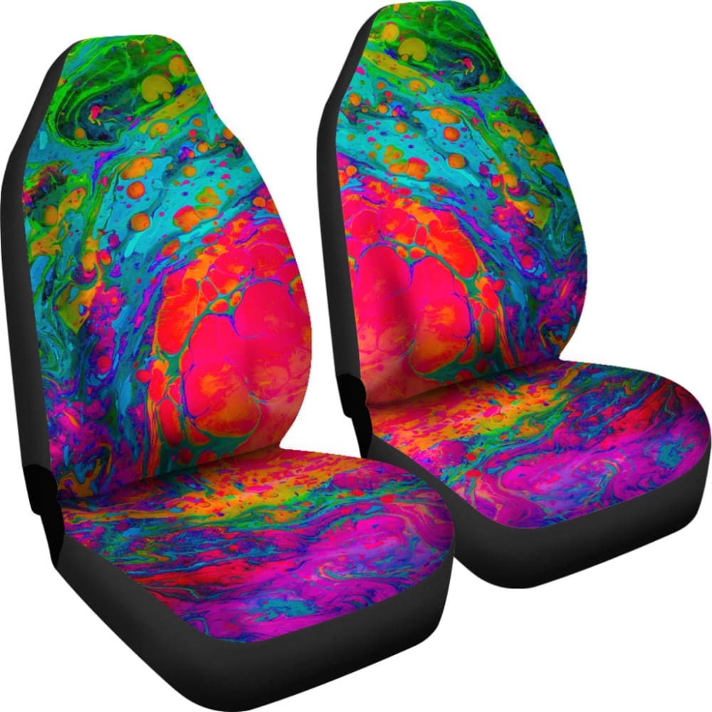 Psychedelic Space Car Seat Cover