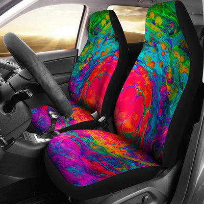 Psychedelic Space Car Seat Cover