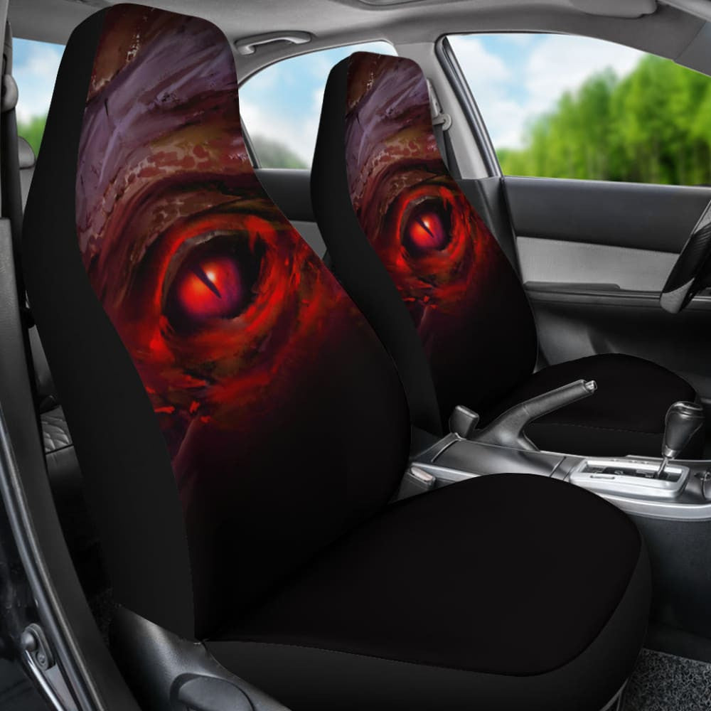 Red Dragon Eye Custom Car Accessories Car Seat Covers