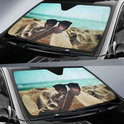 Sunglasses On Beach Sand Car Auto Sunshades
