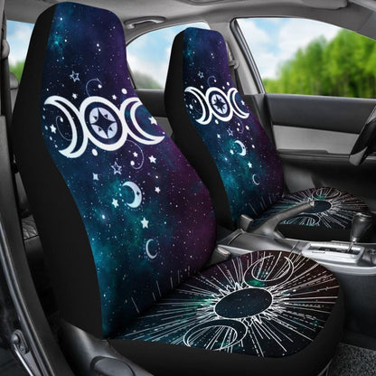 Triple Moon Wicca Car Seat Covers