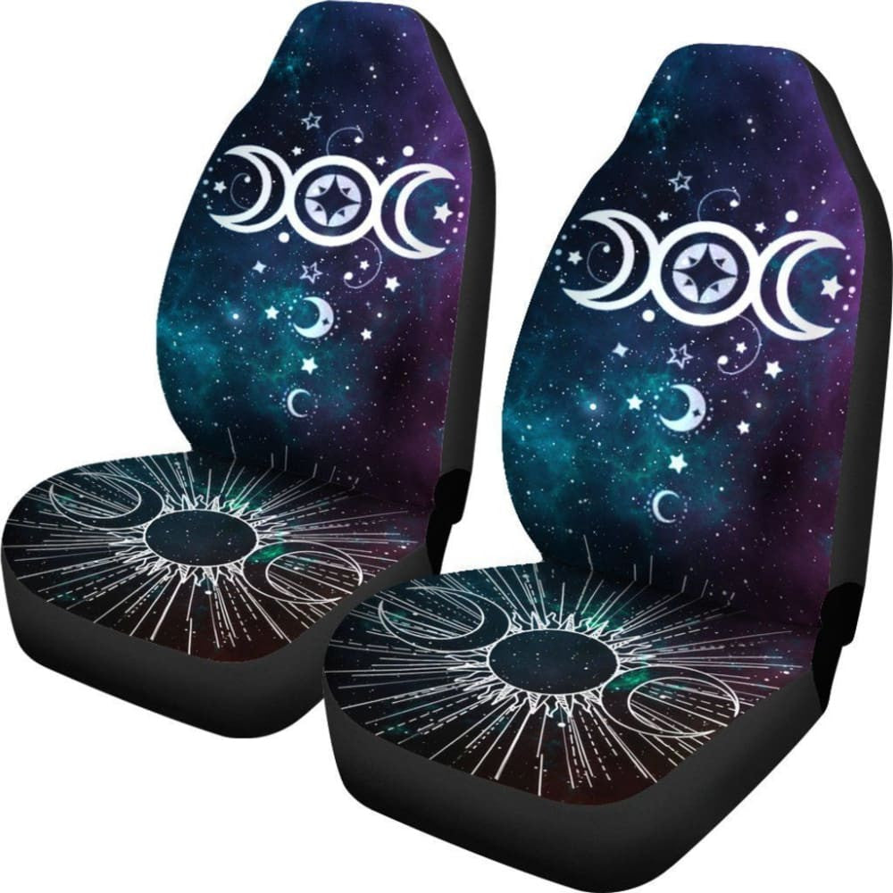 Triple Moon Wicca Car Seat Covers