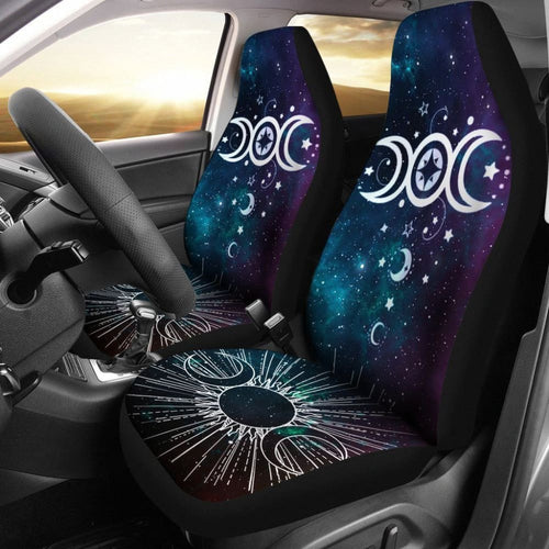 Triple Moon Wicca Car Seat Covers