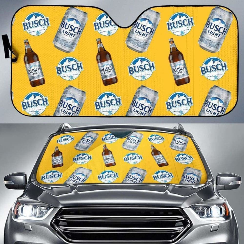 Busch Light Car Sun Shade Auto Sun Visor For Beer Lover
