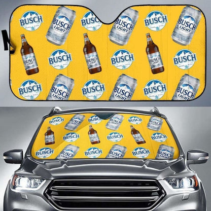 Busch Light Car Sun Shade Auto Sun Visor For Beer Lover