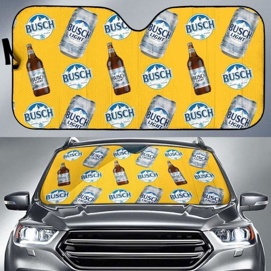 Busch Light Car Sun Shade Auto Sun Visor For Beer Lover