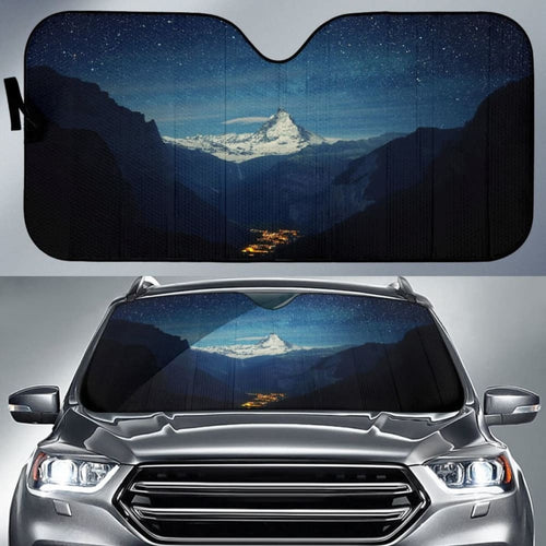 Switzerland Mountains Stars Night Sun Shade Amazing Best Gift Ideas