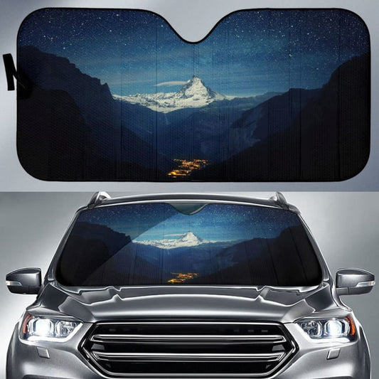 Switzerland Mountains Stars Night Sun Shade Amazing Best Gift Ideas