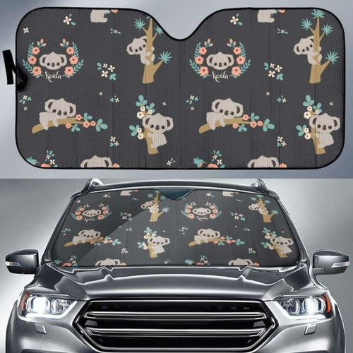 Cute Koala Pattern Car Auto Sun Shades