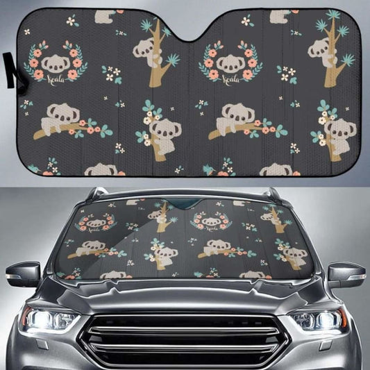 Cute Koala Pattern Car Auto Sun Shades