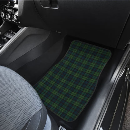 Black Watch Plaid Tartan Car Floor Mats