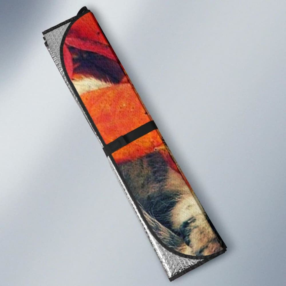 Cute Autumn Cat Car Sun Shade