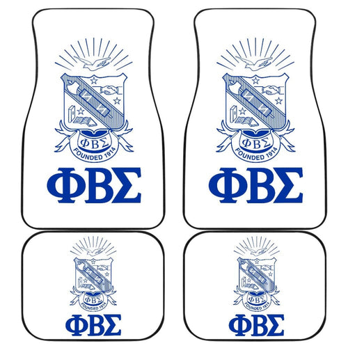 Phi Beta Sigma Car Gear Gift Ideas Car Floor Mats