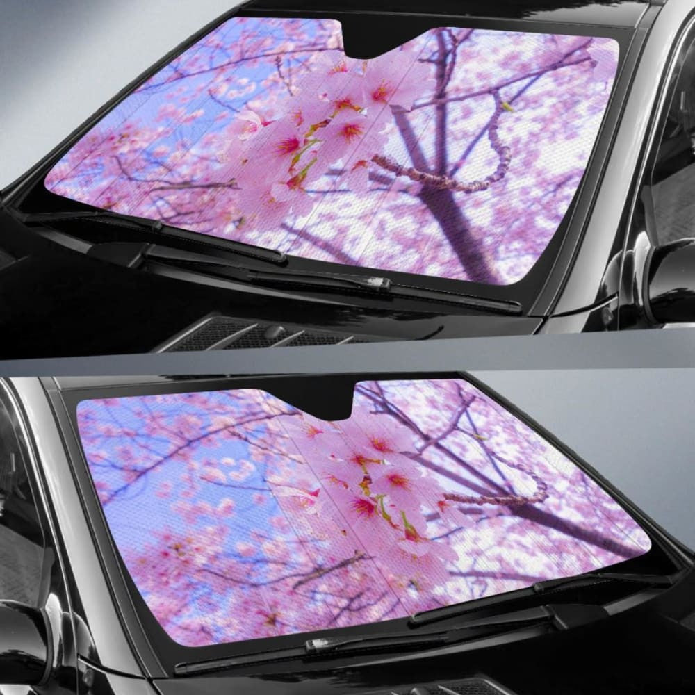 Sakura Flower Japan Car Sun Shade