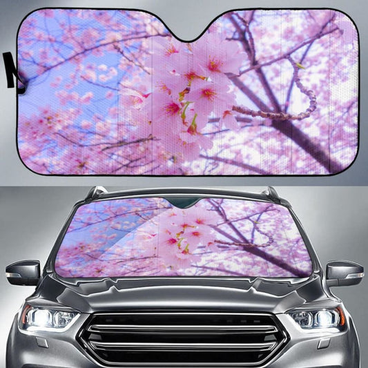 Sakura Flower Japan Car Sun Shade