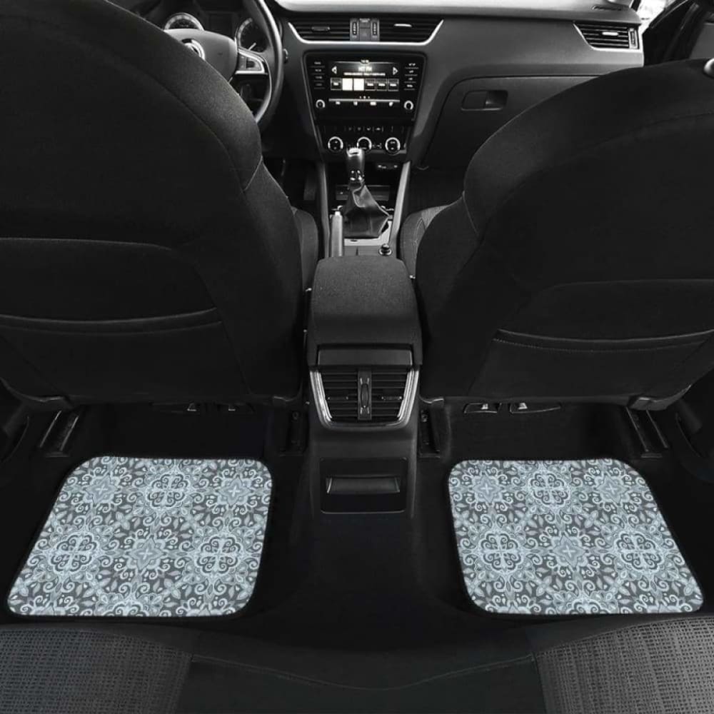 Traditional Indian Element Pattern Front And Back Car Mats