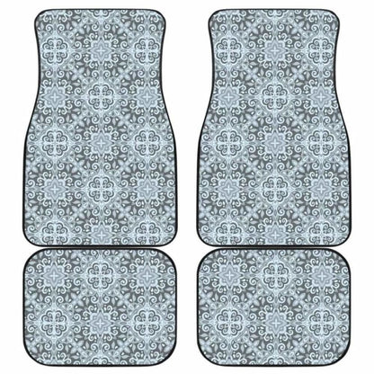Traditional Indian Element Pattern Front And Back Car Mats