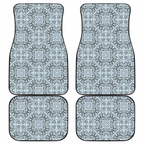 Traditional Indian Element Pattern Front And Back Car Mats