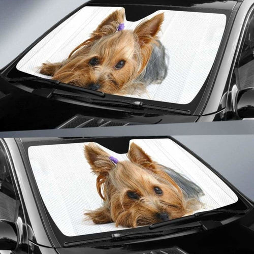 Yorkie Car Auto Sun Shades