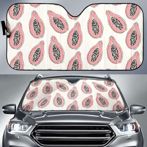 Papaya Pattern Car Auto Sun Shades