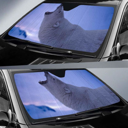 Polar Bear RoaringK Car Sun Shade