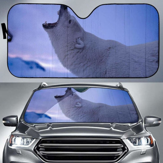 Polar Bear RoaringK Car Sun Shade