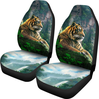 Cool Tiger Print Car Seat Covers
