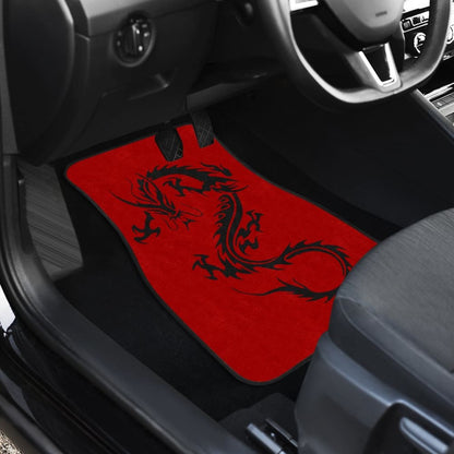 Black Chinese Dragon Amazing Car Floor Mats