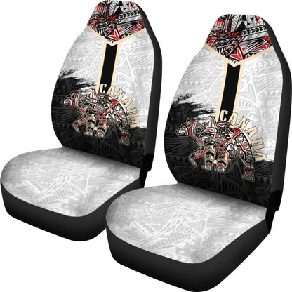 Canada Car Seat Covers Haida Bear Strength Healing And Power