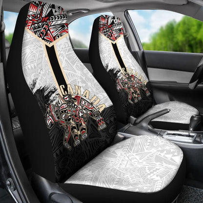 Canada Car Seat Covers Haida Bear Strength Healing And Power