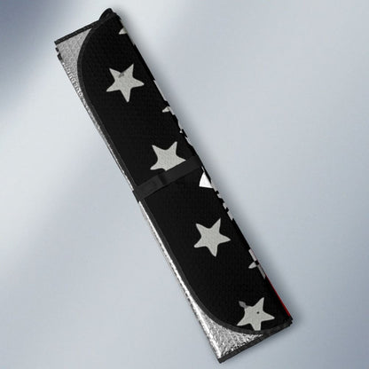 Thin Red Line American Flag US Coast Guard Car Auto Sun Shades Custom