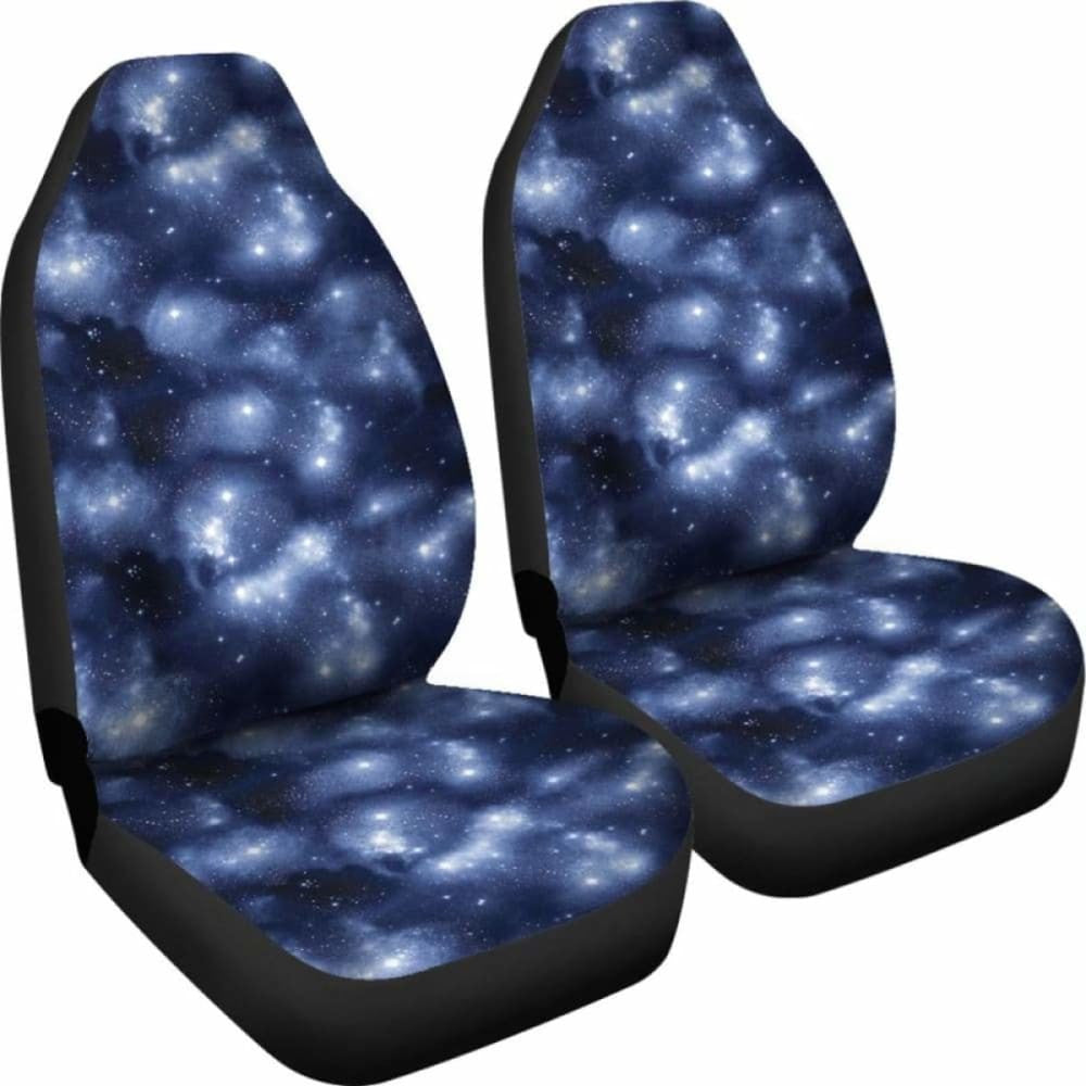 Blue Starry Sky Nebula Galaxy Stars Galactic Car Seat Covers