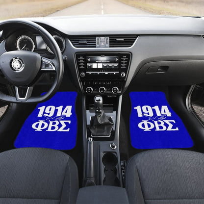 Phi Beta Sigma Fraternity Car Floor Mats