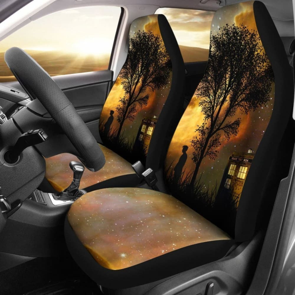 On Field Tardis Doctor Who Car Seat Covers Amazing