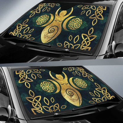 Goddess Moon Wicca Auto Sun Shades