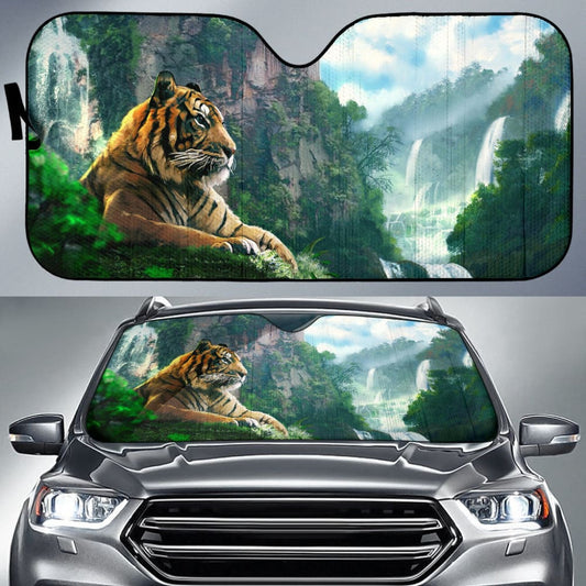 Cool Tiger Print Car Auto Sun Shades