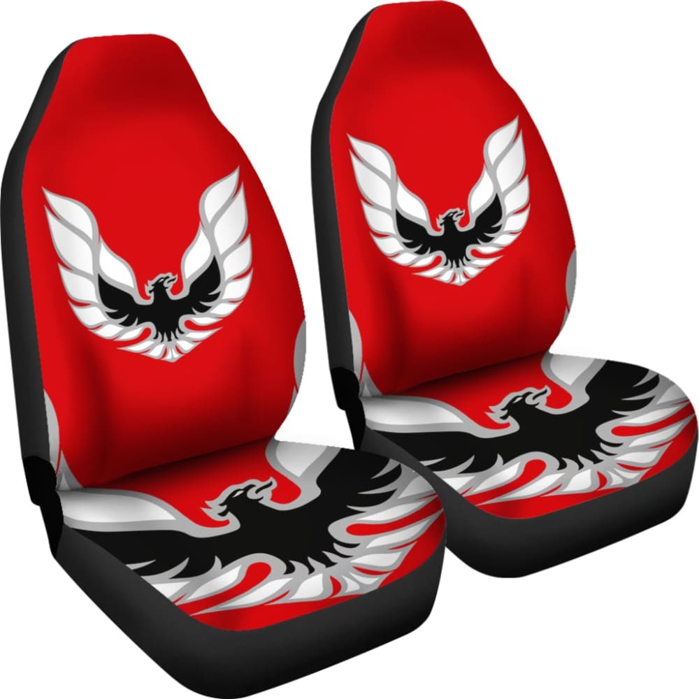 Pontiac Firebird Red Themed Car Seat Covers Custom