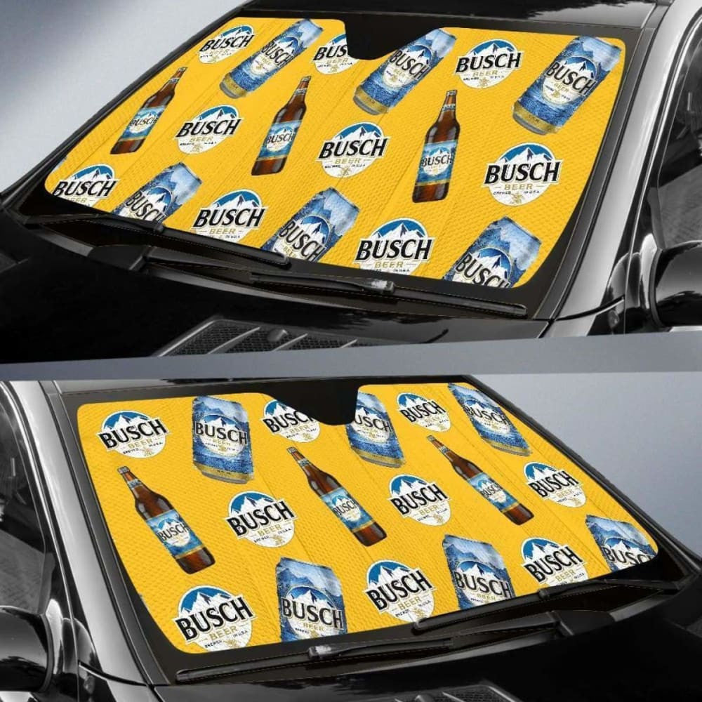 Busch Car Sun Shade Auto Sun Visor For Beer Lover