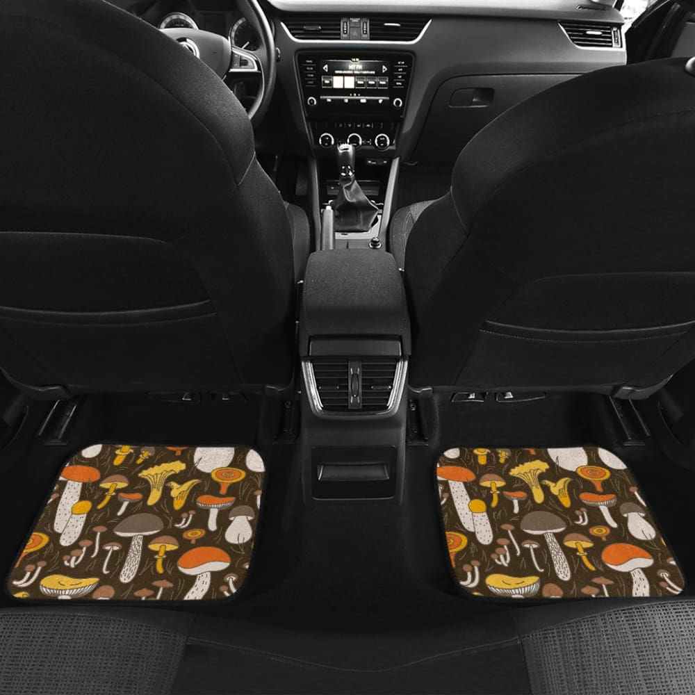Pattern Print Mushroom Car Floor Mats