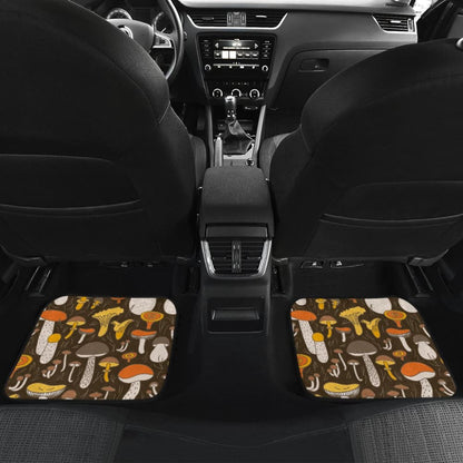 Pattern Print Mushroom Car Floor Mats
