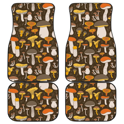 Pattern Print Mushroom Car Floor Mats