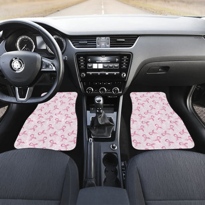 Car Floor Mats Pink Ribbon For Breast Cancer Awareness