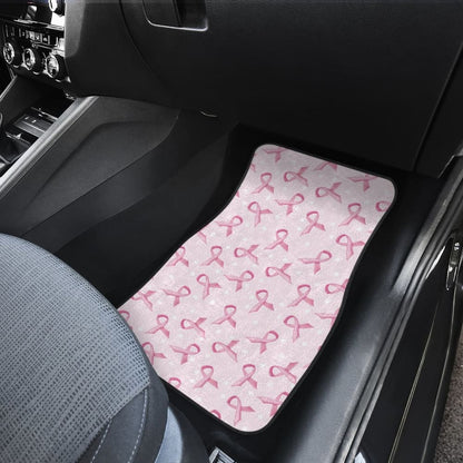 Car Floor Mats Pink Ribbon For Breast Cancer Awareness